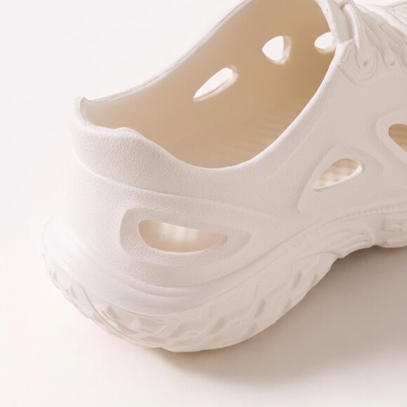 Unisex Breathable Platform Clogs& Lightweight Slip-On~~WHITE - Picture 4 of 6